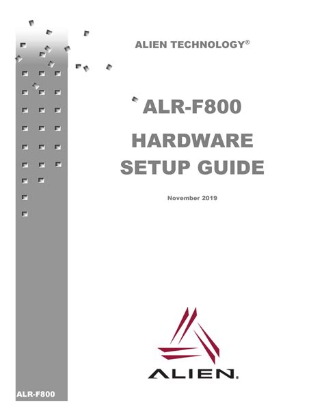 alien gateway alr f800 manual